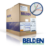 Cables Categoria 5eBELDEN1583A 008U1000 008A1000Bobina Cable UTP Cat5e 305m (1001ft) 24AWG 100% Cobre CMR Gris Belden 1583A 008U1000 - SILYMX