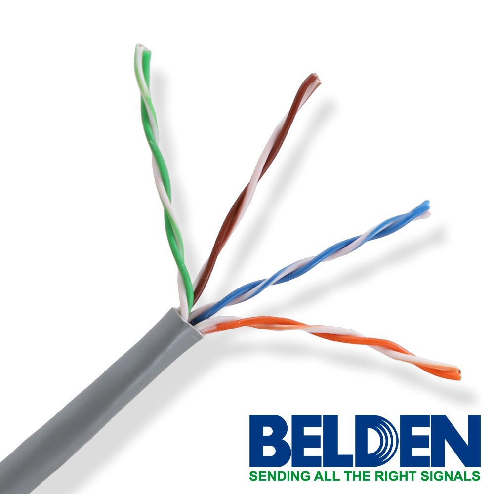 Bobina de Cable Belden Cat5e UTP 305 Metros Gris 1583A 008U1000 - SILYMX