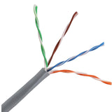 Cables Categoria 5eBELDEN1583A 008U1000 008A1000Bobina Cable UTP Cat5e 305m (1001ft) 24AWG 100% Cobre CMR Gris Belden 1583A 008U1000 - SILYMX