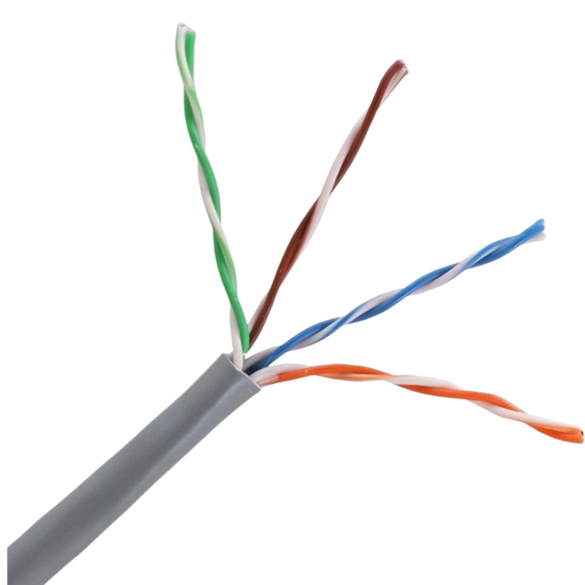 Cables Categoria 5eBELDEN1583A 008U1000 008A1000Bobina Cable UTP Cat5e 305m (1001ft) 24AWG 100% Cobre CMR Gris Belden 1583A 008U1000 - SILYMX