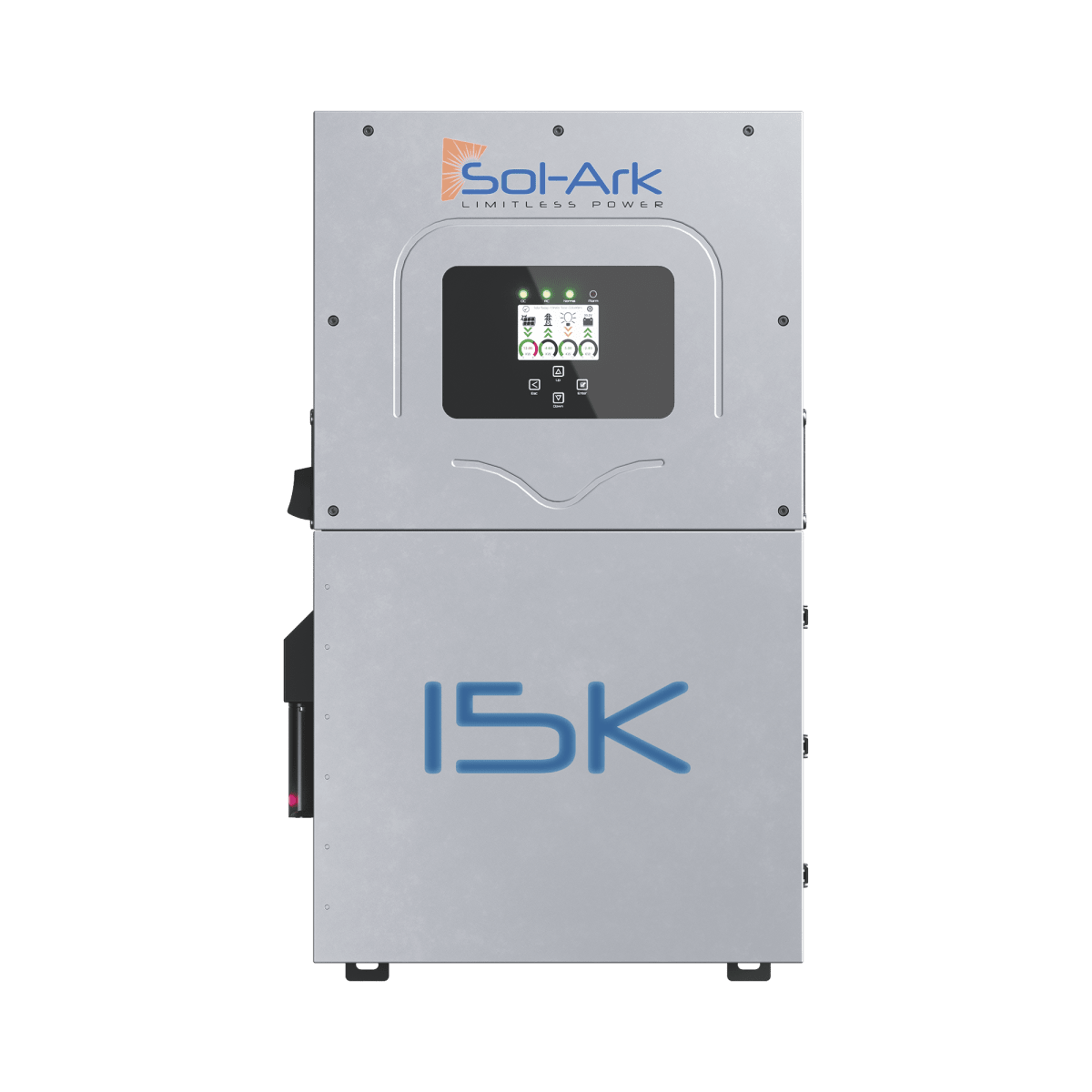 Inversores SolaresSOL - ARK15K2PInversor Hibrido SOL - ARK, 15 Kw, 220 Vcc, Fase Dividida, WIFI incluido, IP65, Entrada de Baterías a 48 Vcc - SILYMX