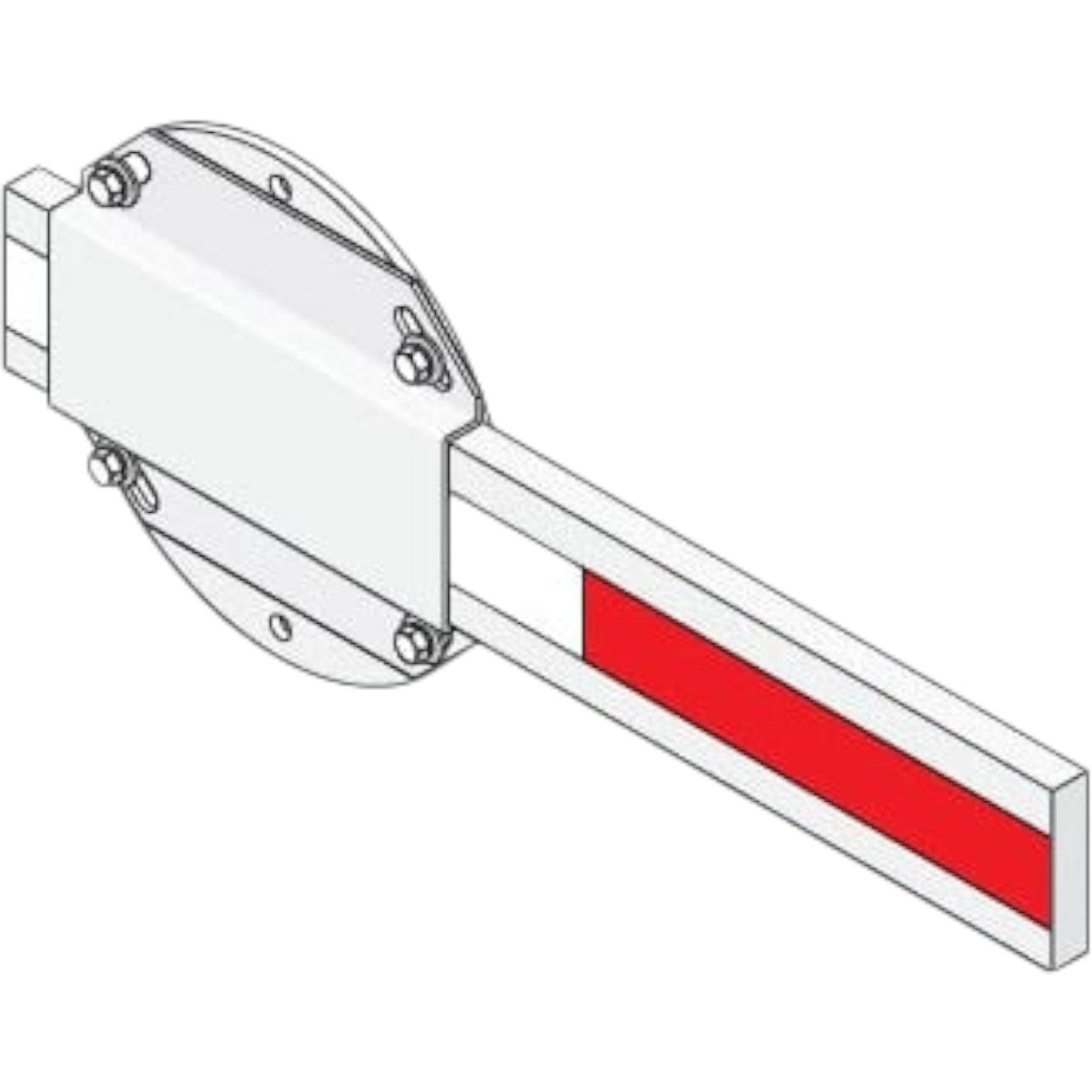 Mástil de Madera para Barreras DKS 1601 1603 14 ft 4.26 metros Requiere kit de instalación 1601-240 No incluido 1601-348 - SILYMX