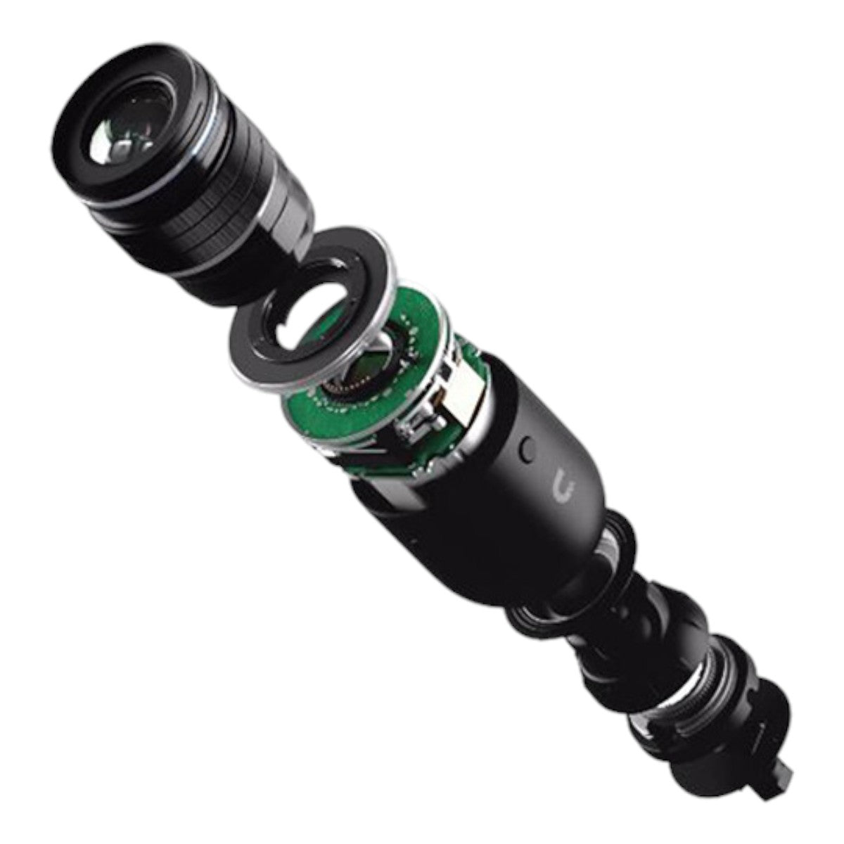 Camara IP bullet para exterior 8 MP 4K Lente fijo 17mm de apertura amplia Microfono y Bocina integrados Detección avanzada IA: Movimiento Personas Vehículos LPR UVC-AI-DSLR - SILYMX