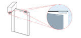 Chapa Magnética 600lbs Montaje Superficial Exterior IP68 AccessPRO MAG600H