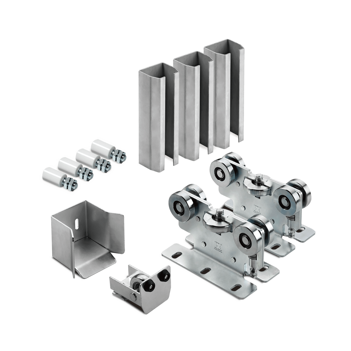 Accesorios Acceso VehicularCOMUNELLO19912324Kit Puerta Autoportante 3m 600kg Rodillos Nylon Comunello 19912324 - SILYMX