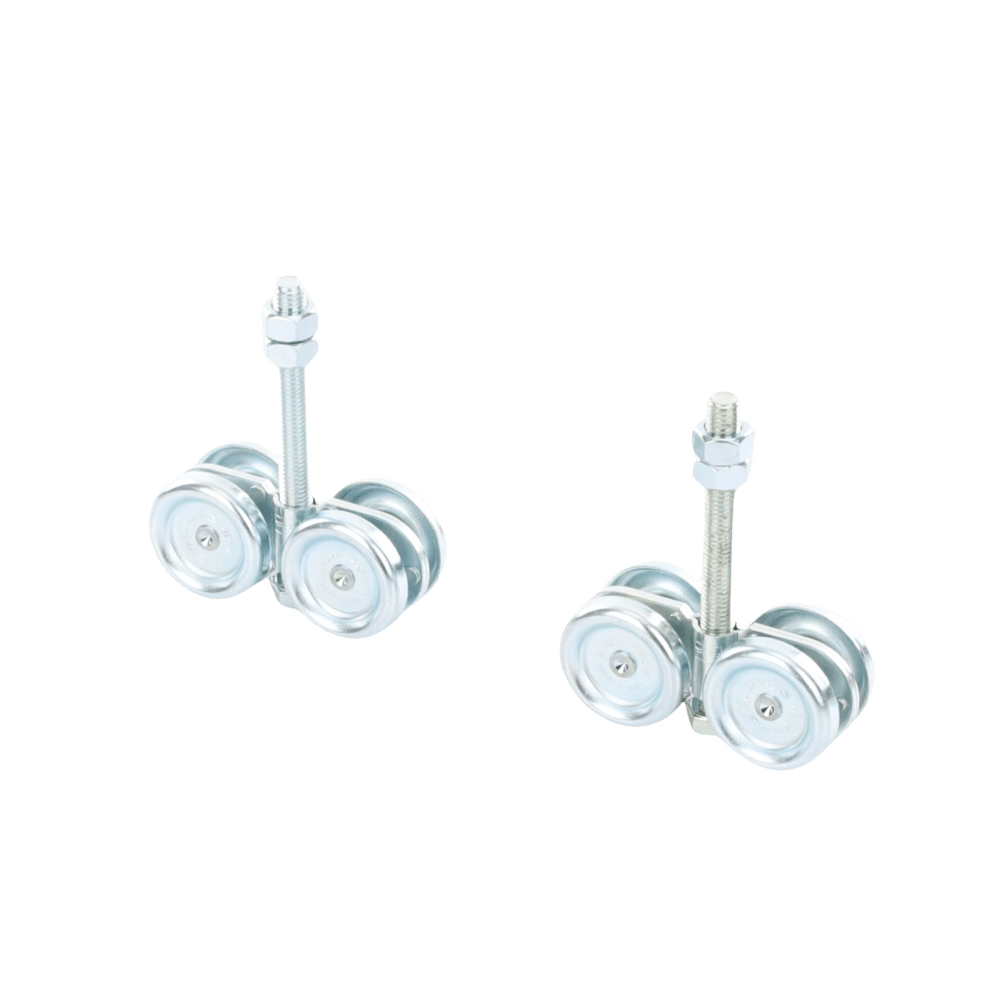 ECO KIT 4C M Kit de Carretillas de Cuatro Ruedas Carga Soportada de 150 lbs Incluye Dos Carretillas Para Puertas Colgantes - SILYMX