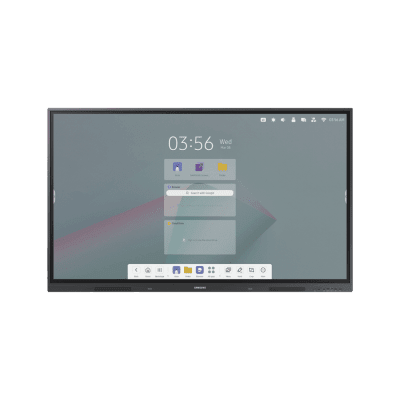 Pantallas MonitoresSAMSUNG ELECTRONICSWA75FPantalla tactil interactiva 75" Android 14 certificado con EDLA / Touch tipo IR / UHD / 400 nits / HDMI / USB / WIFI / RJ45 / Compatible con montajes VESA 800 x 400 - SILYMX