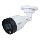 Cámara IP Bullet de 4 Megapíxeles Iluminador Dual Lente de 2.8mm 94 Grados de Apertura Micrófono Integrado 15 Metros de Iluminación con Luz Visible H.265+ WDR de 120 dB DH-IPC-HFW1439S1-A-IL - SILYMX