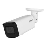 Cámara IP Bullet de 8 Megapíxeles Motorizado IR de 60 Mts 113° H.265+ SMD+ Protección Perimetral Ranura para MicroSD WDR 3D NR HLC BLC  IP67  DH-IPC-HFW2841T-ZS - SILYMX