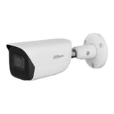 Cámara IP Bullet de 2 MP WizSense Con IA Lente de 2.8 mm 107° de Apertura Micrófono integrado IR de 50 m SMD 4.0 AI SSA Quick Pick Ranura MicroSD WDR Real de 120 dB PoE IP67 DH-IPC-HFW3241E-S-S2 - SILYMX