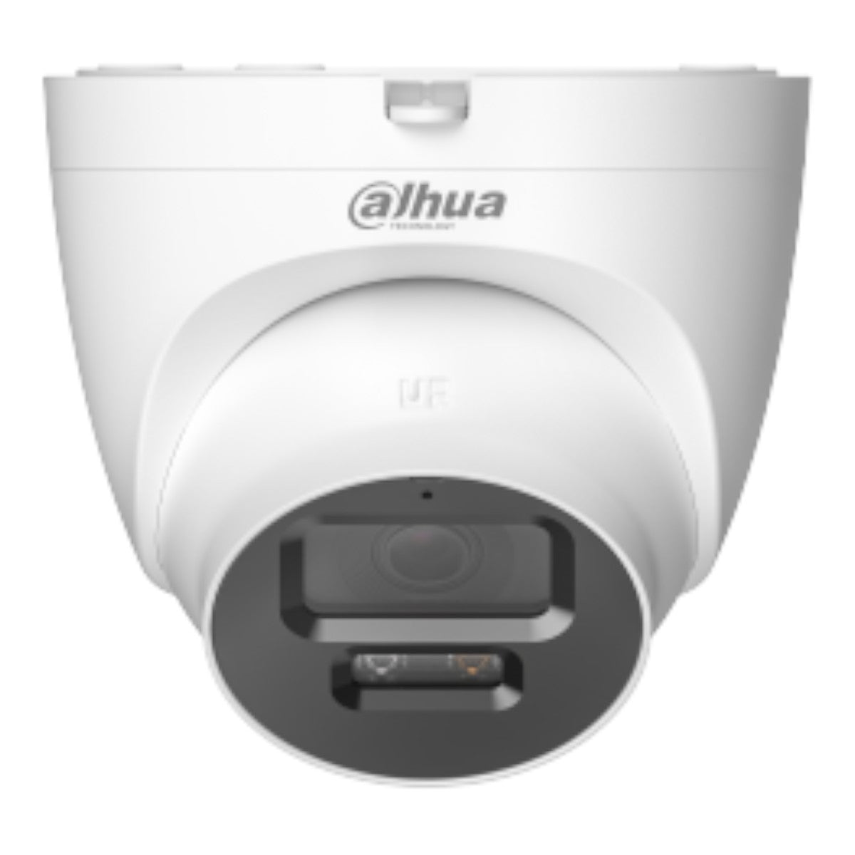 Cámara Domo IP de 5 Megapixeles 30 Metros de Iluminador Dual Inteligente Disuasión activa Lente 2.8mm SMD Plus Protección perimetral Micrófono y Bocina integrados Audio dos Vías IP67 Ranura MicroSD DH-IPC-HDW2549T-S-PV - SILYMX