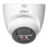 Cámara Domo IP de 5 Megapixeles 30 Metros de Iluminador Dual Inteligente Disuasión activa Lente 2.8mm SMD Plus Protección perimetral Micrófono y Bocina integrados Audio dos Vías IP67 Ranura MicroSD DH-IPC-HDW2549T-S-PV - SILYMX