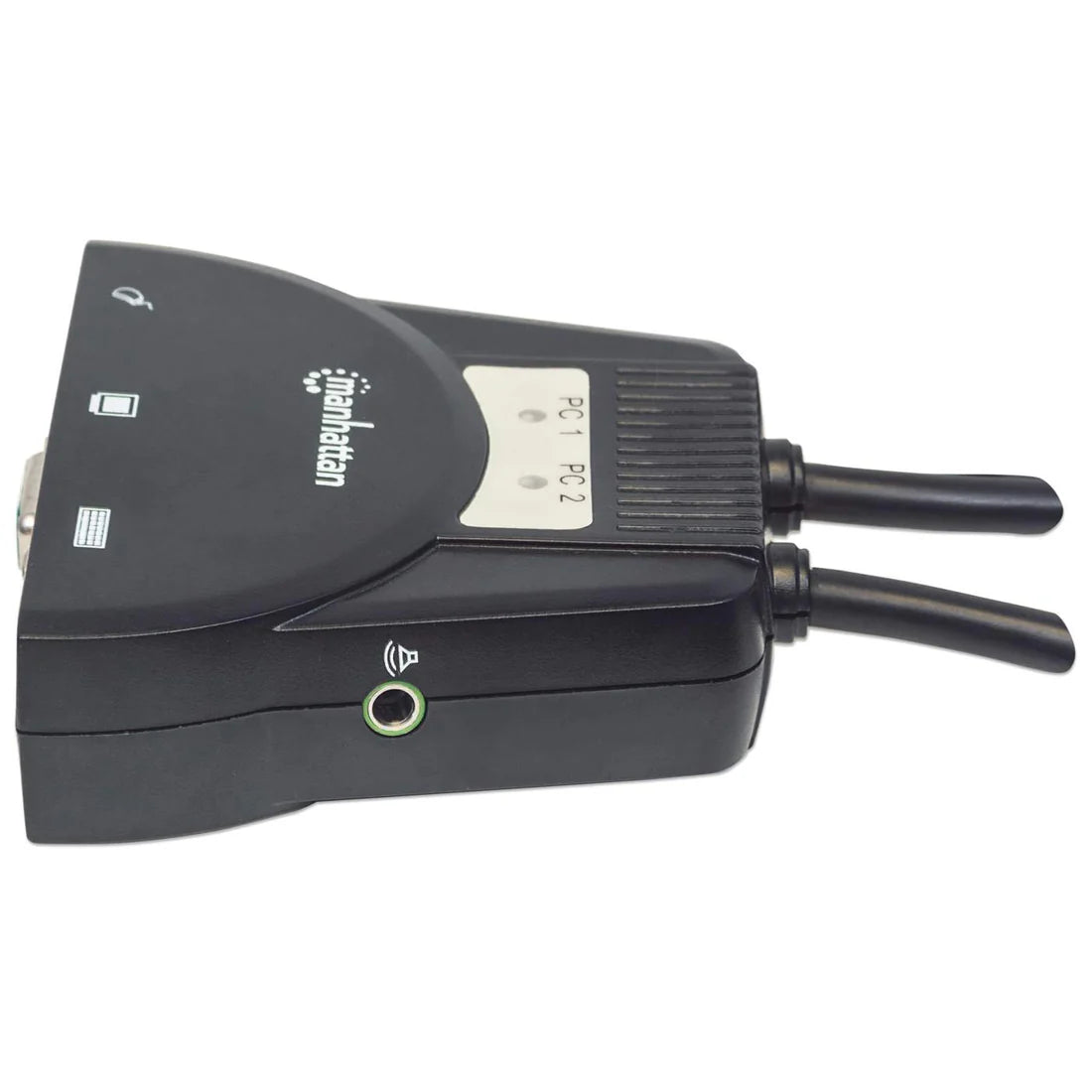 Mini switch KVM de 2 puertos USB Con soporte de audio 151245 - SILYMX