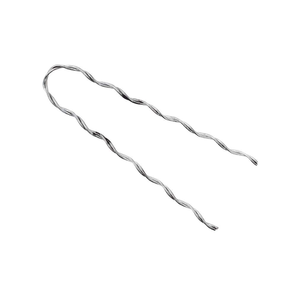 Remate Preformado para Fibra Óptica Mini Figura 8, Span 80 m, para mensajero de acero con diámetro 1.6 mm - 1/16" 2002505MX - SILYMX