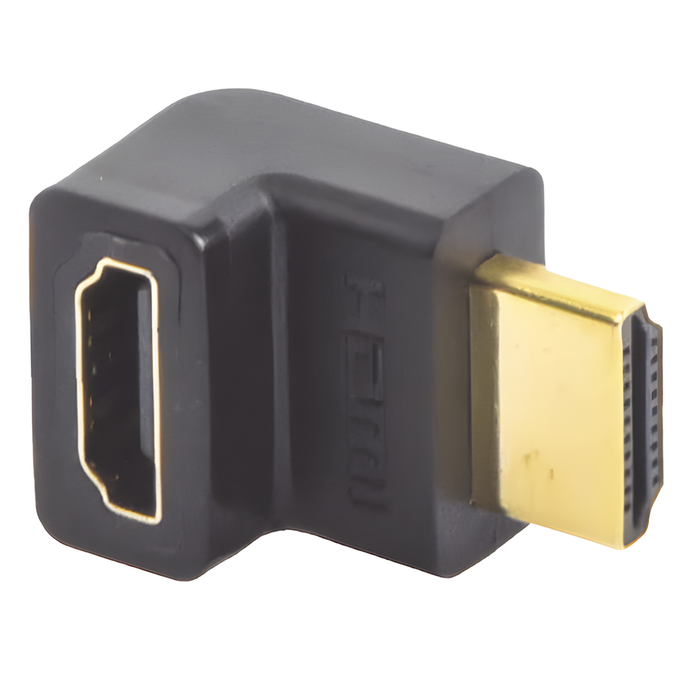 Adaptador HDMI 90° Macho a Hembra Hacia Arriba HDMI 2.0 4K 60Hz Chapado en Oro UGREEN 20110 - Imagen 1