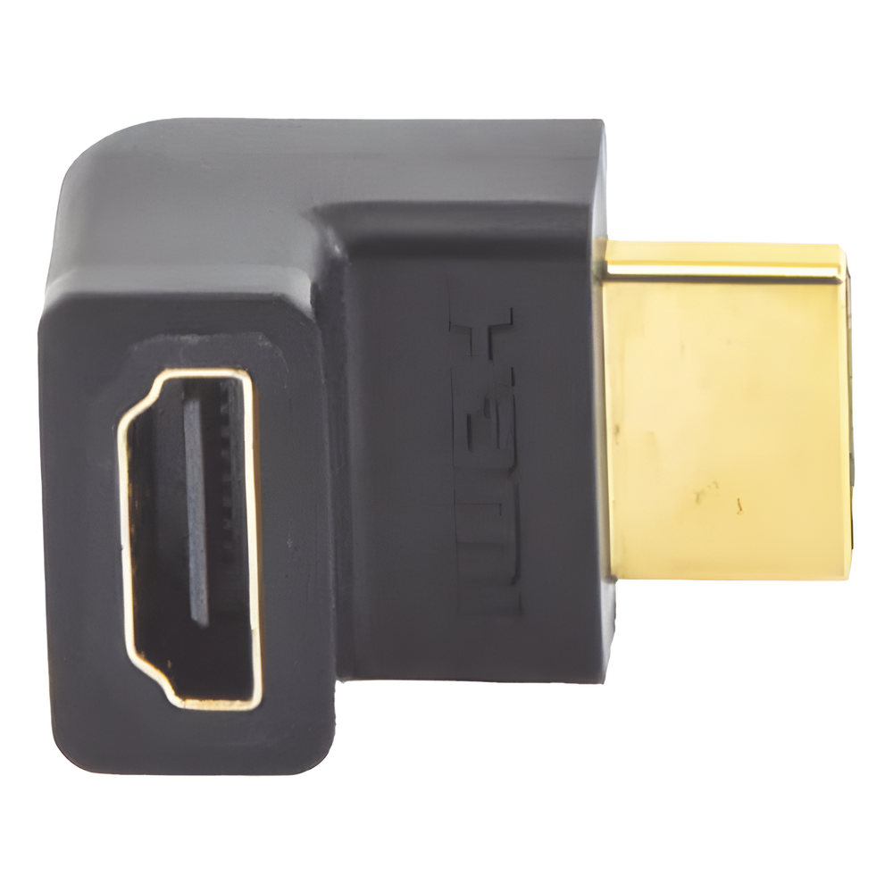 Adaptador HDMI 90° Macho a Hembra Hacia Arriba HDMI 2.0 4K 60Hz Chapado en Oro UGREEN 20110 - Imagen 2