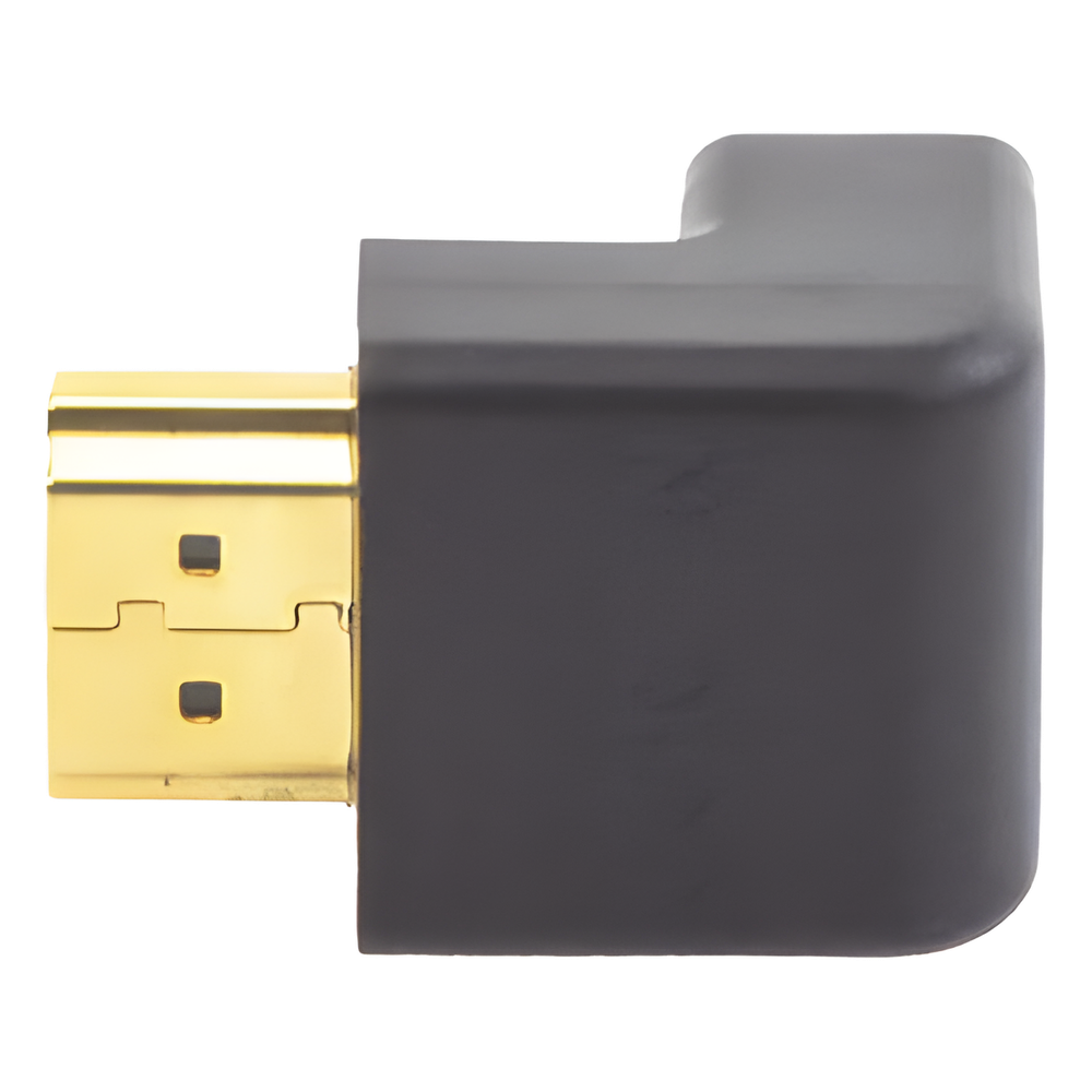 Adaptador HDMI 90° Macho a Hembra Hacia Arriba HDMI 2.0 4K 60Hz Chapado en Oro UGREEN 20110 - Imagen 4