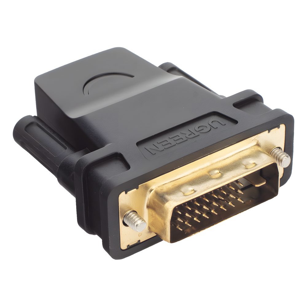 Adaptador DVI 24+1 Macho a HDMI Hembra 1080p 60Hz 3.28 pies (1m) Conectores Chapados en Oro UGREEN 20124 - Imagen 4