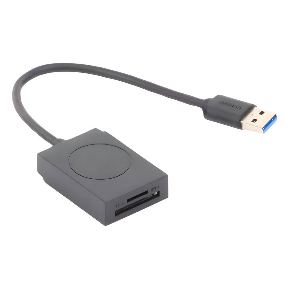 Lector de Tarjetas USB-A 3.0 Dual Slot SD y MicroSD 5 Gbps Hasta 2 TB Cable 15 cm (5.9 in) UGREEN 20250 - Imagen 3