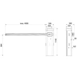 Barrera Vehicular Gt4 Para Carriles De Hasta 4 Metros 803BB-0200 - SILYMX
