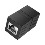 Acoplador Cople (Extensor de Cable Ethernet RJ45 a RJ45) 1000Mbps Compatibilidad con Cat7 Cat6A Cat6 Cat5e Compatible con POE Ignífugo ABS - SILYMX