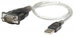 Cables de RedMANHATTAN205146Convertidor USB a Serial RS232 DB9 Plug and Play MANHATTAN 205146 - SILYMX