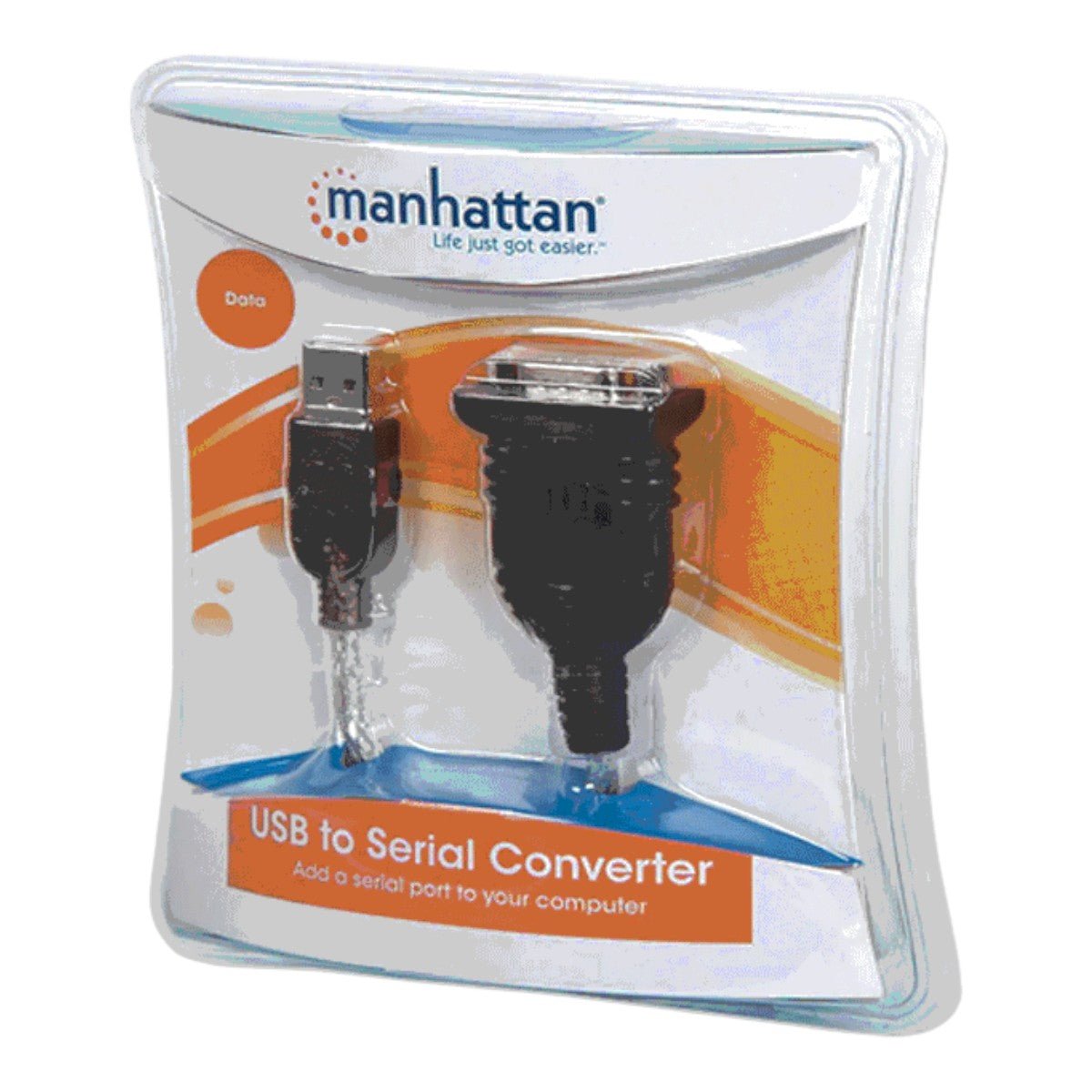 Convertidor USB a Serial RS232/COM/DB9 Chip Prolific PL-2303 Calibre 24AWG 45 cm Empaque tipo Blíster 205146 - SILYMX