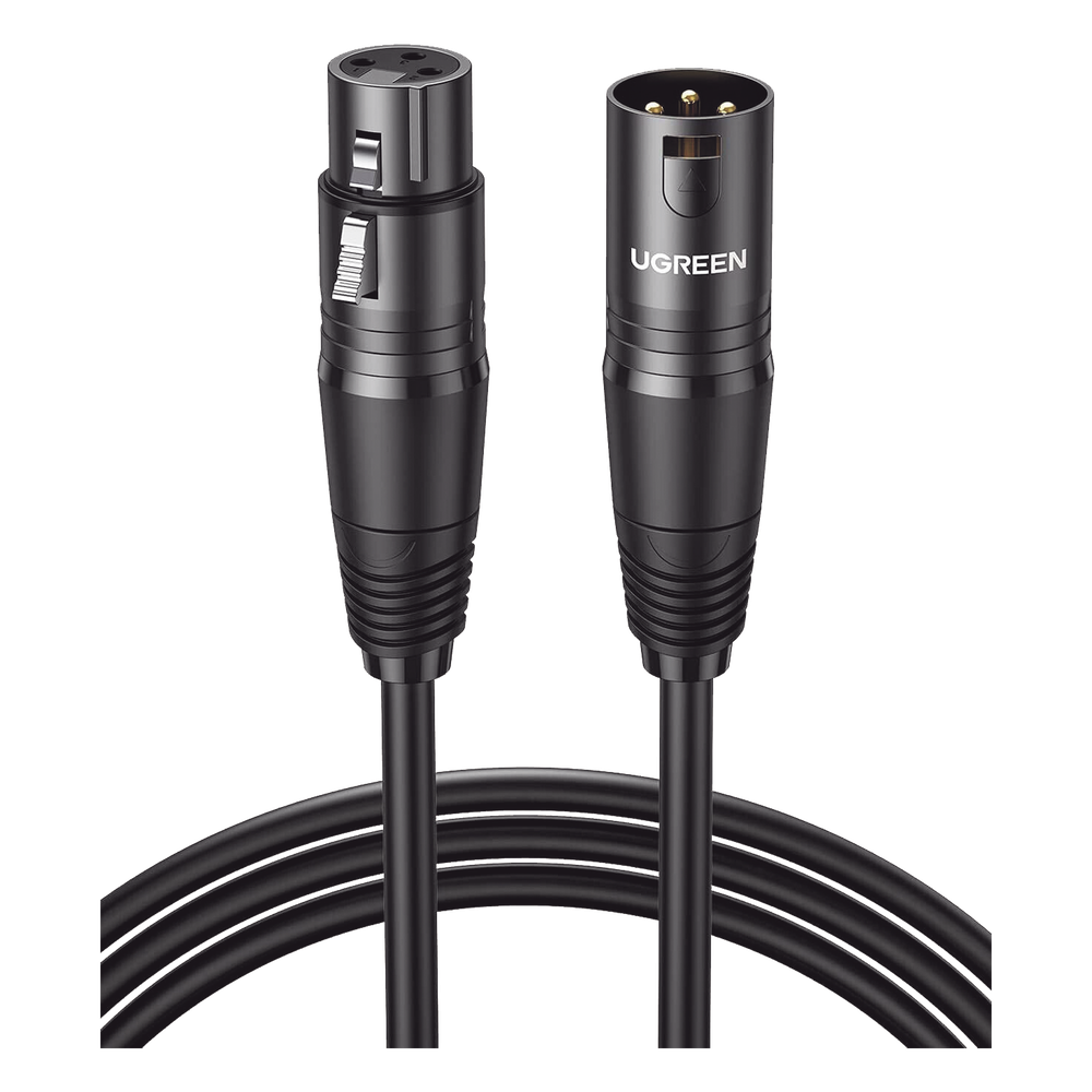 Cable XLR Balanceado Macho a Hembra 5m (16.4ft) Triple Blindaje OFC 6mm UGREEN 20712 - Imagen 1
