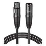Cable XLR Balanceado Macho a Hembra 5m (16.4ft) Triple Blindaje OFC 6mm UGREEN 20712 - Imagen 1