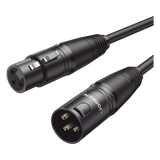 Cable XLR Balanceado Macho a Hembra 5m (16.4ft) Triple Blindaje OFC 6mm UGREEN 20712 - Imagen 2