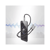 Cable Adaptador Divisor de Audio de 3.5mm Macho a 2 Terminales de 3.5mm Hembra 25 cm de Longitud Cable TPE Color Negro 20816 - SILYMX