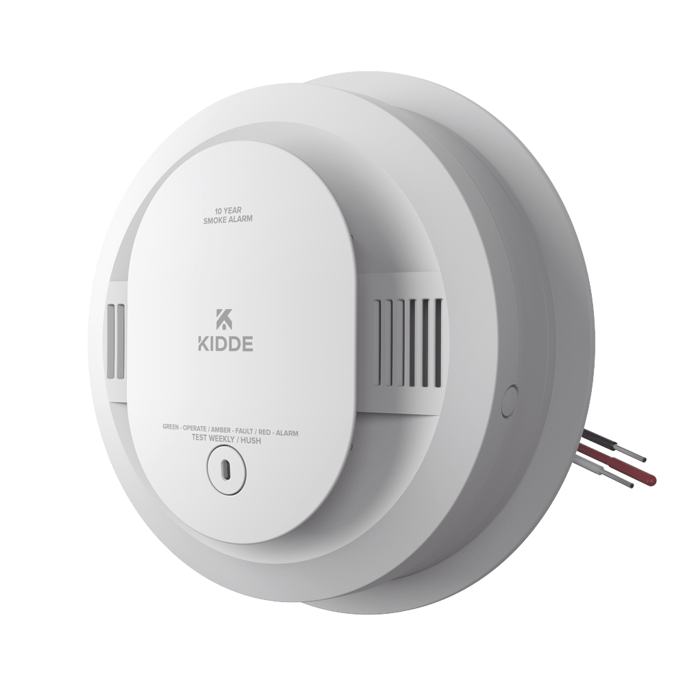 Detector de Humo KIDDE Compacto Fotoelectrico Autonomo Batería 10 Años Modelo 210314661 - SILYMX