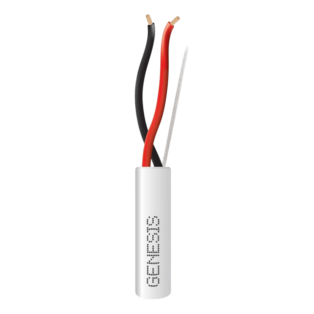Bobina de Cable GENESIS 2x18 AWG Uso INTERIOR Riser Color Blanco 152 Metros 2114-5501/500 - SILYMX