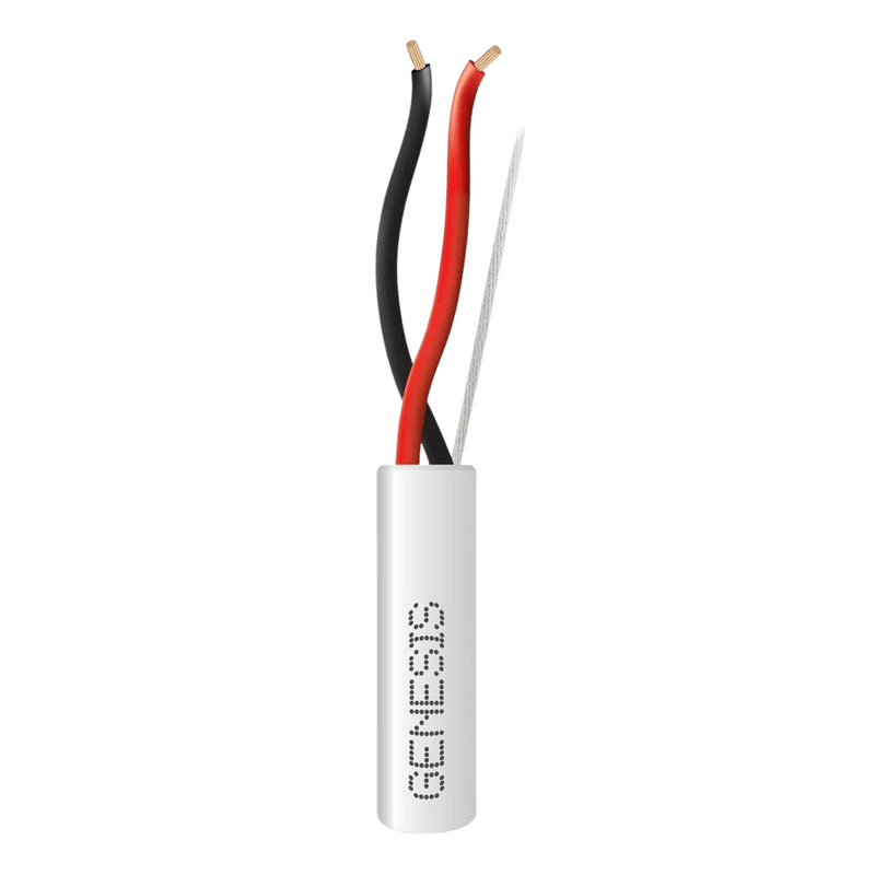 Bobina de Cable GENESIS 2x18 AWG Uso INTERIOR Riser Color Blanco 152 Metros 2114-5501/500 - SILYMX