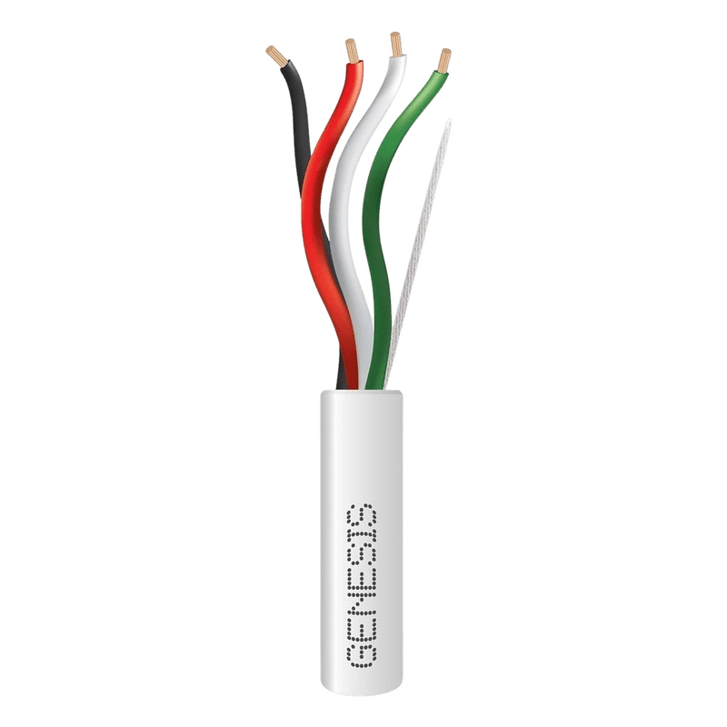Bobina de Cable 4x18 AWG Honeywell Genesis 100% Cobre Riser de 152 Metros Color Blanco 2115-5501/500 - SILYMX