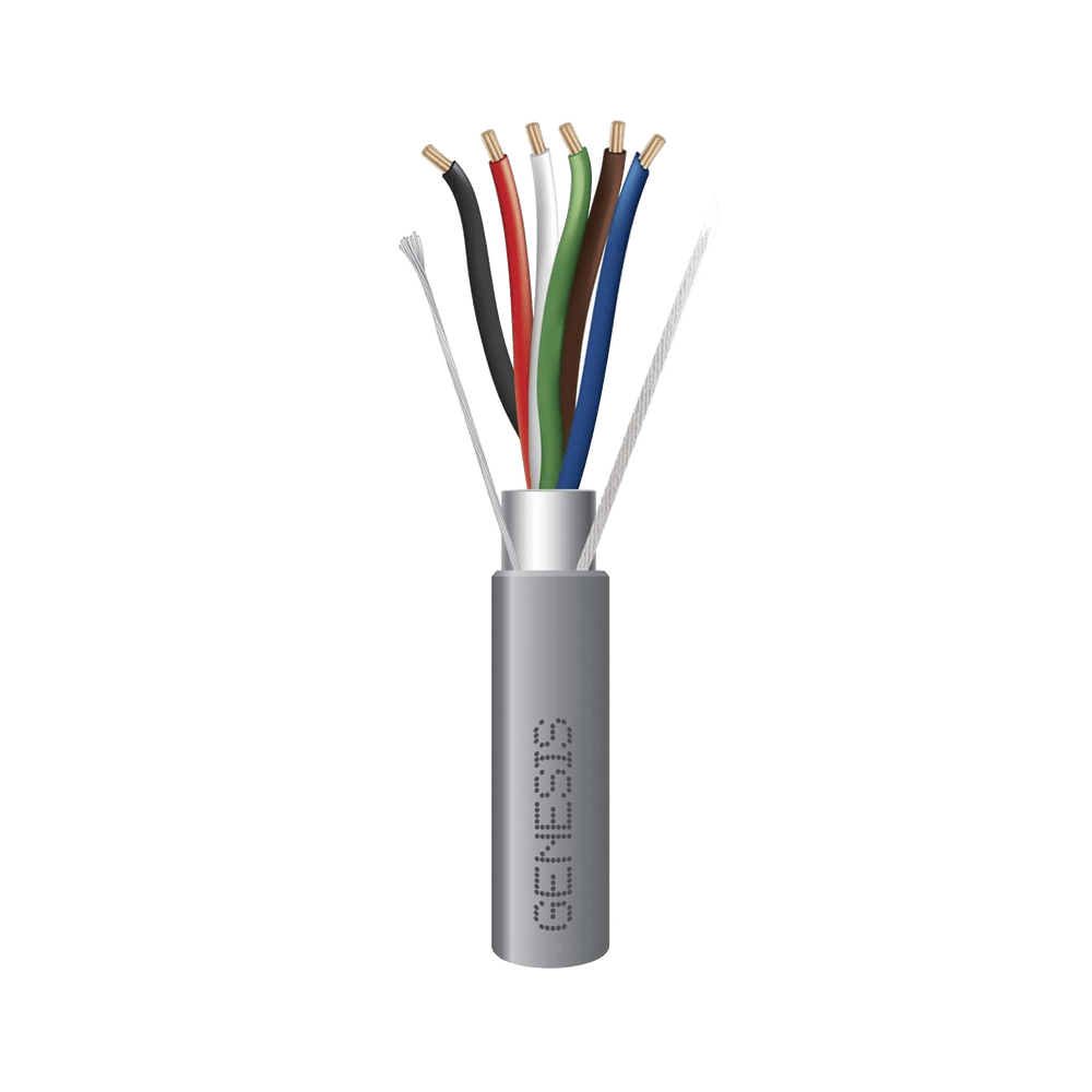 Bobina de Cable Genesis Honeywell 6x22 AWG BLINDADO Color Gris 305 Metros 22061109/1000 - SILYMX