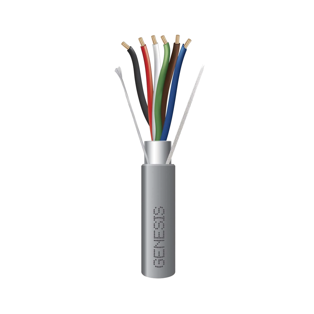 Bobina de Cable Genesis Honeywell 6x22 AWG BLINDADO Color Gris 305 Metros 22061109/1000