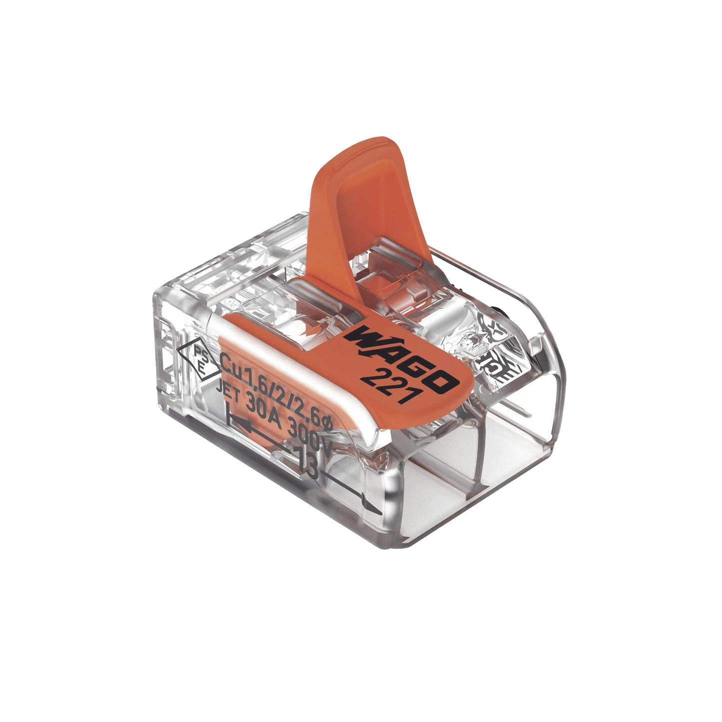 Conector Compacto para 1 Cable de Entrada 1 Cable de Salida / Cables Compatibles 10AWG-20AWG #N/A - Imagen 1