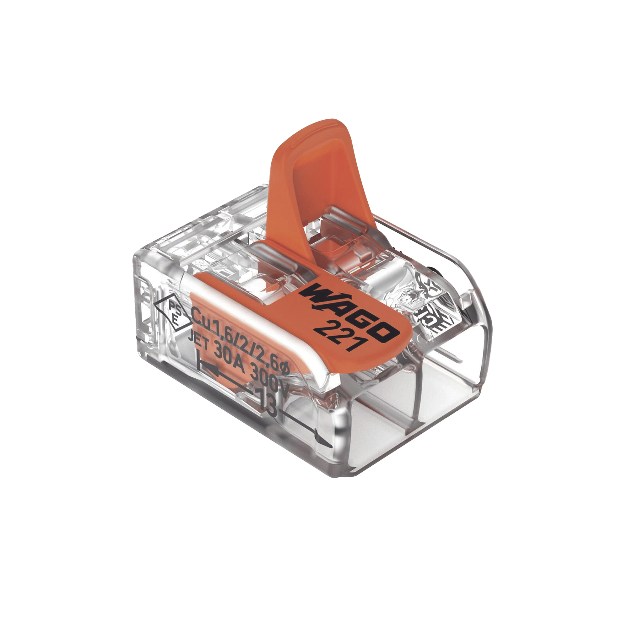 Conector Compacto para 1 Cable de Entrada 1 Cable de Salida / Cables Compatibles 10AWG-20AWG #N/A - Imagen 1