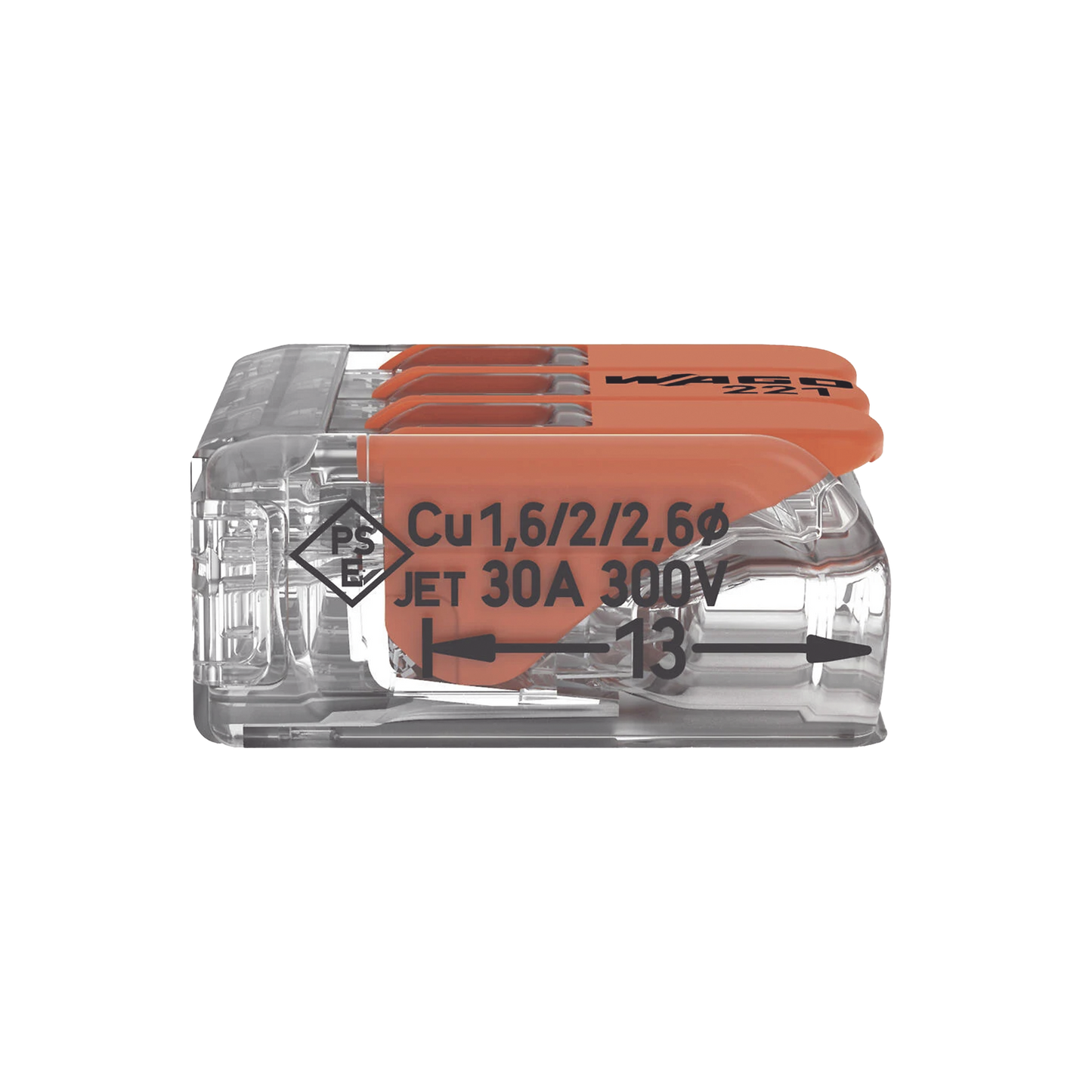 Conector Compacto para 1 Cable de Entrada 2 Cables de Salida / Cables Compatibles 10AWG-20AWG #N/A - Imagen 2