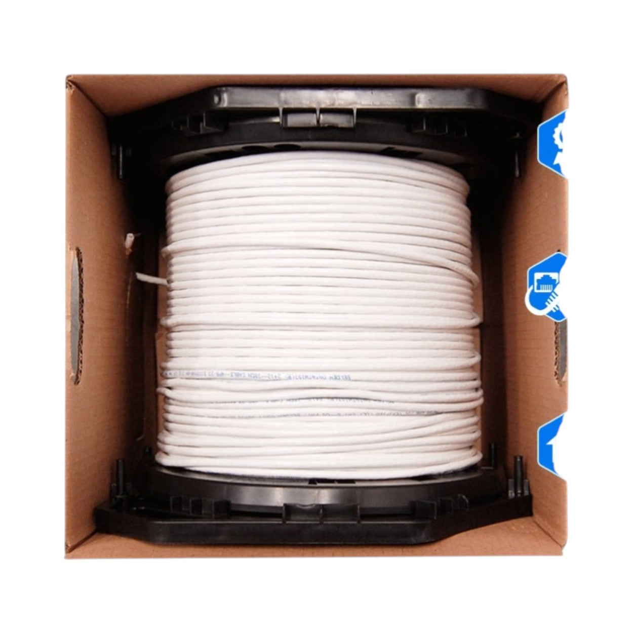 Bobina de Cable Belden Cat6 UTP 305 Metros Blanco 2412 009A1000 - SILYMX