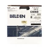 Cables Categoria 6BELDEN2412 010A1000Bobina Cable UTP Cat6 305m (1001ft) 23 AWG 350 MHz CMR Negro Belden 2412 010A1000 - SILYMX