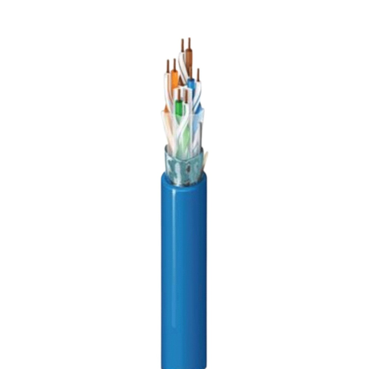 Cables Categoria 6BELDEN2412FS 0061000Bobina Cable Cat6+ FTP Blindado 305m (1000ft) 23AWG Cobre Belden 2412FS 0061000 - SILYMX