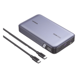 Power Bank 20000mAh 100W 3 Salidas USB-C + USB-A PD 3.0 QC 3.0 Pantalla Inteligente Carcasa Ignífuga UGREEN 25188 - Imagen 1