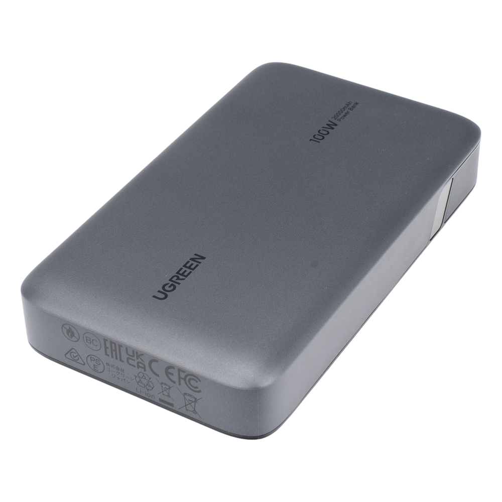 Power Bank 20000mAh 100W 3 Salidas USB-C + USB-A PD 3.0 QC 3.0 Pantalla Inteligente Carcasa Ignífuga UGREEN 25188 - Imagen 2