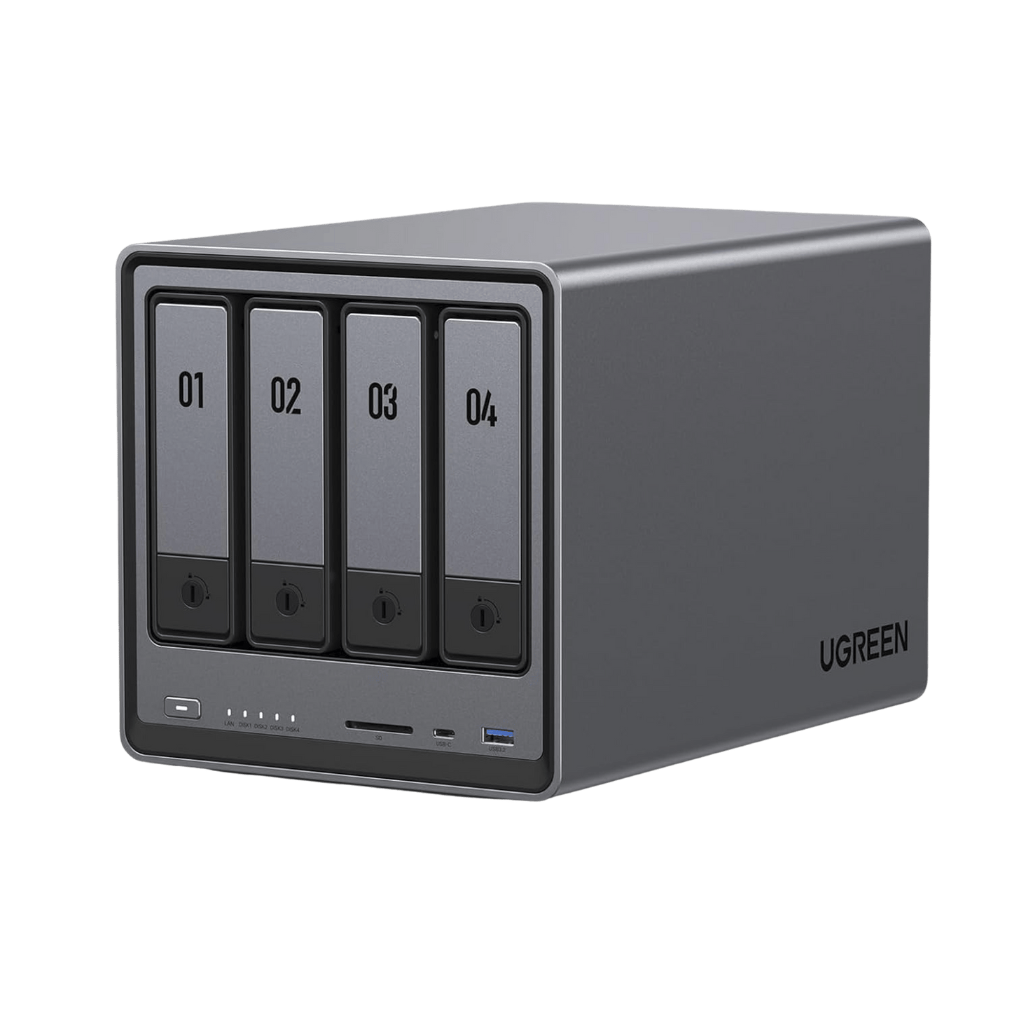 NASync DXP4800 Intel N100 12th Gen Intel® Quad Core™ hasta 96TB SSD hasta 16TB 8GB DDR5 HDMI 4K - SILYMX