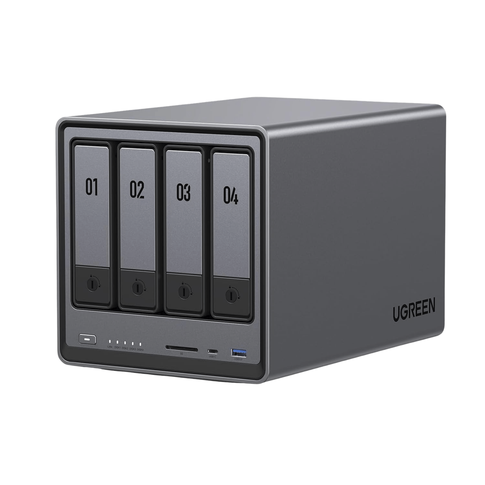 NASync DXP4800 Intel N100 12th Gen Intel® Quad Core™ hasta 96TB SSD hasta 16TB 8GB DDR5 HDMI 4K - SILYMX