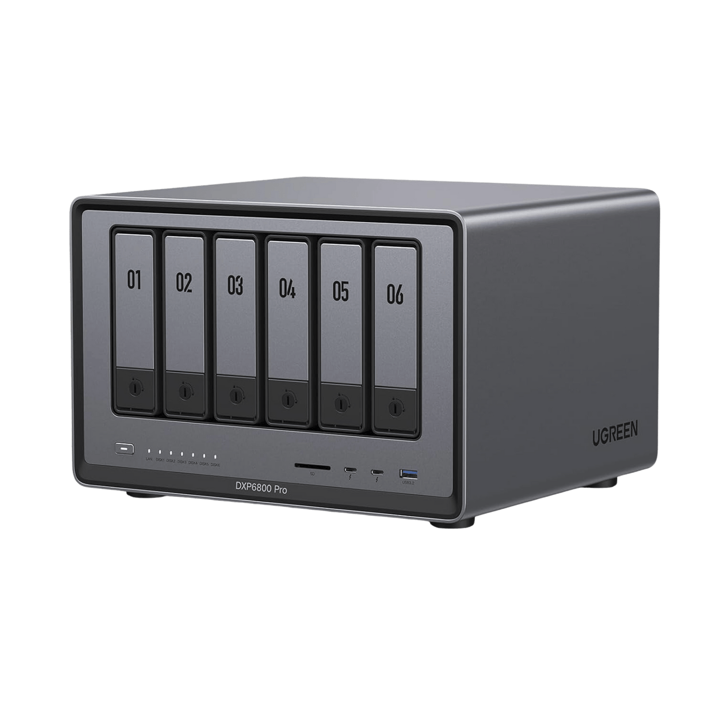 NASync DXP6800 Pro Intel® i5 1235u 10-Core™ Hasta 144TB  8GB DDR5 HDMI 2.1 8K - SILYMX