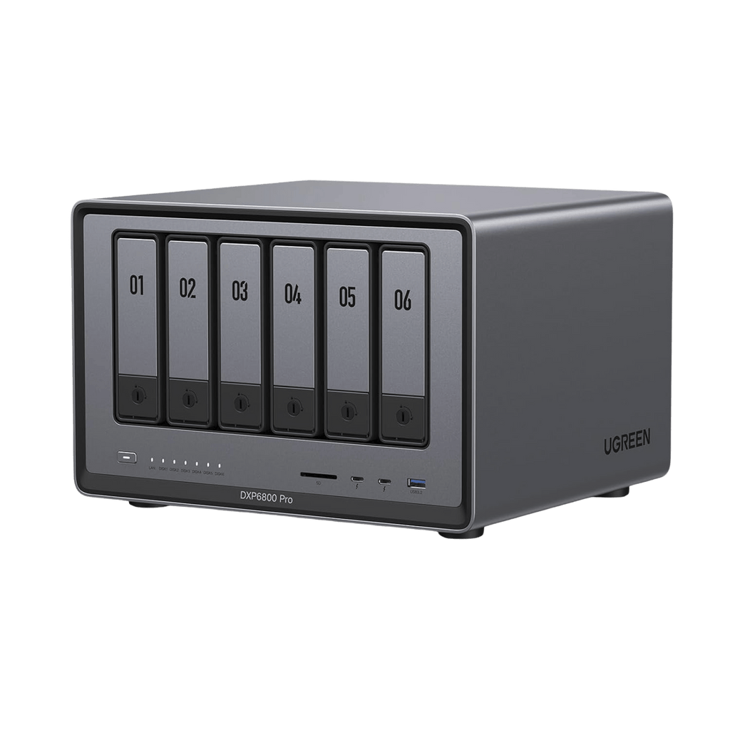 NASync DXP6800 Pro Intel® i5 1235u 10-Core™ Hasta 144TB  8GB DDR5 HDMI 2.1 8K - SILYMX