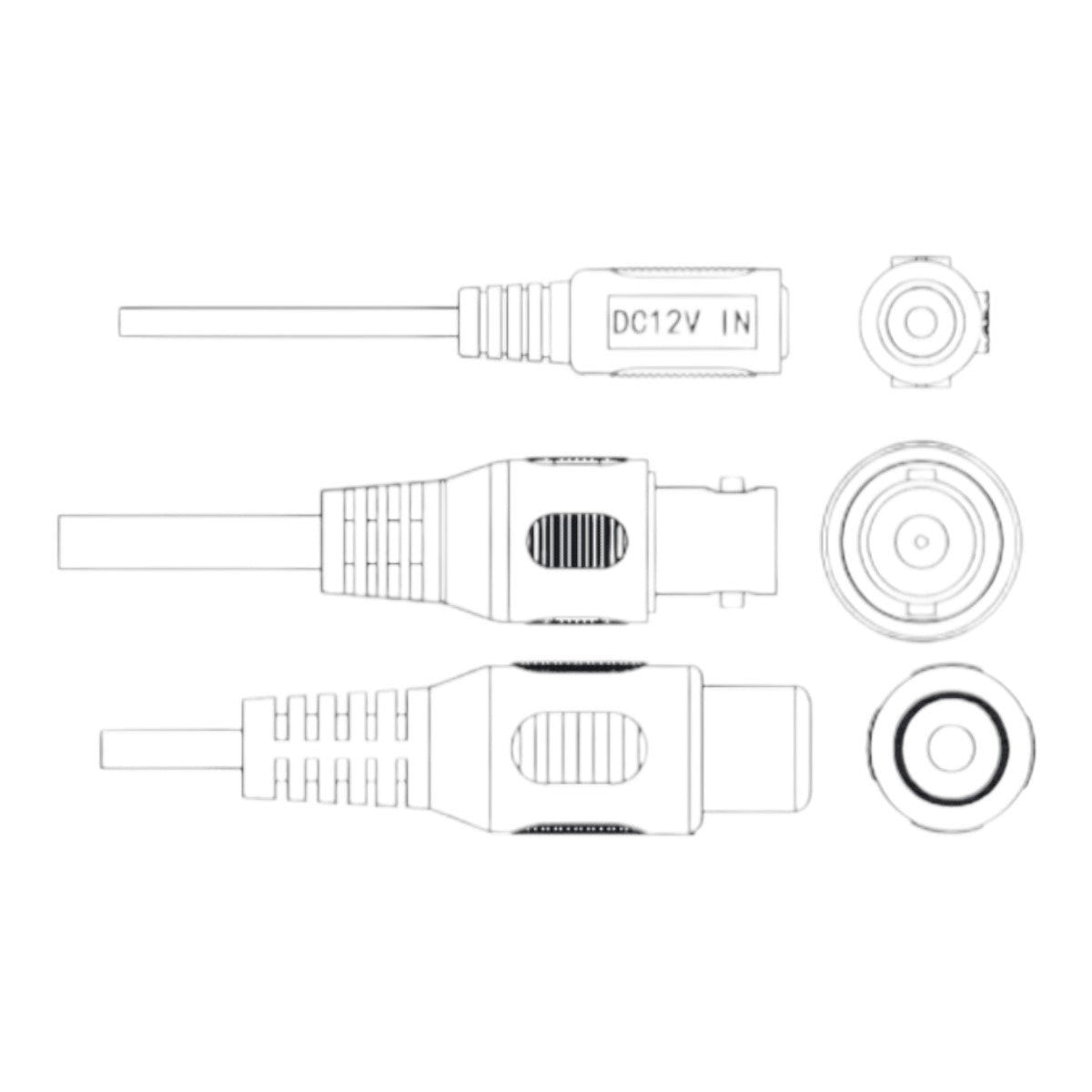 Cámara HDCVI Pinhole 1080p/2 Megapíxeles Lente de 2.8 MM 103 Grados de Apertura 1 Entrada de Audio WDR BLC HLC Starlight DH-HAC-HUM3201BN-0280P-S2 - SILYMX
